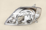 Фара левая с механическим корректором Toyota Corolla  Мех/ Fielder / Allex / Runx 2000-2002 (TYC / Тайвань)
