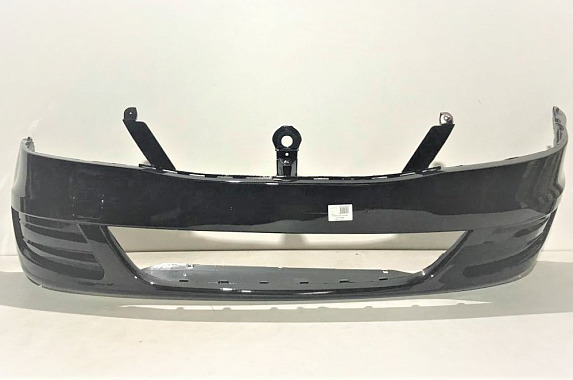 Бампер без птф. Renault Logan 2010-2013 Россия 676 (Черная жемчужина)